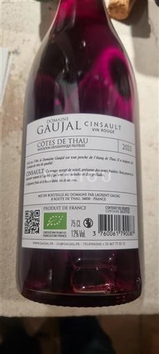Languedoc-Roussillon Côtes de Thau Gaujal Cinsault 2023