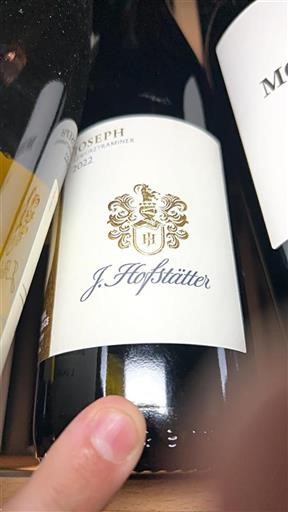 Trentino-Südtirol Nicht spezifiziert J. Hofstätter Joseph Gewürztraminer 2022