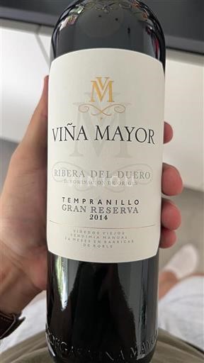 Castilien og León Ribera del Duero Viña Mayor Gran Reserva 2014