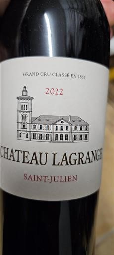Bordeaux Saint-Julien Grand Cru Château Lagrange 2022