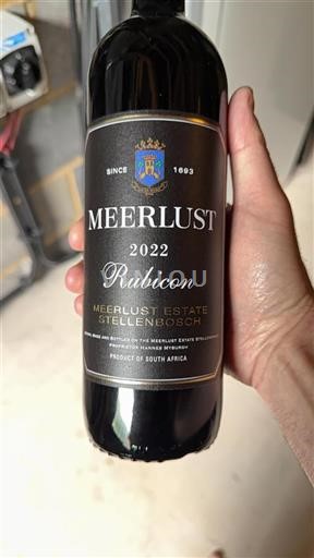 Région côtière Stellenbosch Meerlust Rubicon 2022