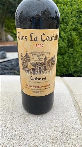 Sud-Ovest Cahors Clos La Coutale 2007