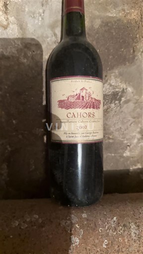 Jihozápad Cahors Clos La Coutale 2007