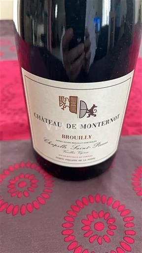 Beaujolais Brouilly Château Monternot Chapelle Saint-Pierre 2022