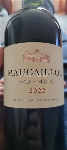 Burdeos Haut-Médoc Maucaillou 2022