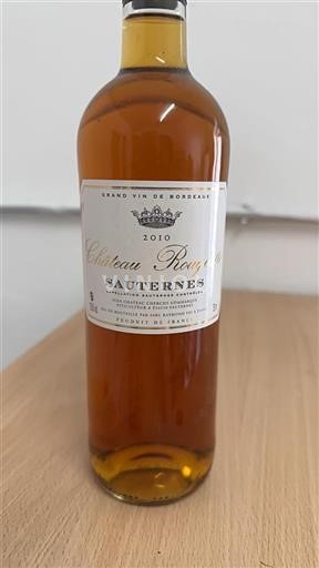 Burdeos Sauternes Château Rouquette 2010
