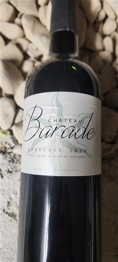 Bordéus Château Barade 2018