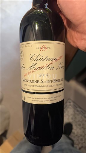 Bordeaux Montagne-Saint-Émilion Château Moulin Noir 2014