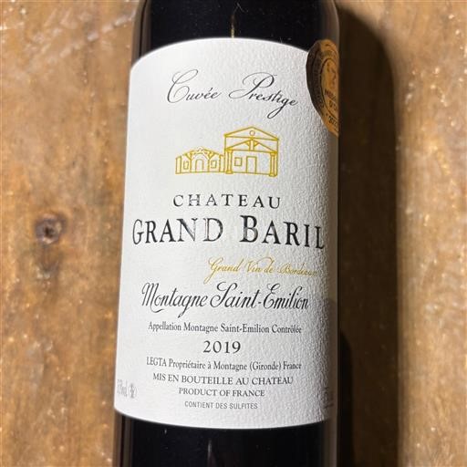 Bordeaux Montagne-Saint-Émilion Château Grand Baril  Prestige 2019