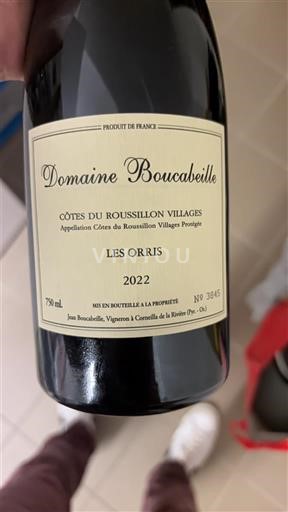Roussillon Côtes du Roussillon Villages Domaine Boucabeille Les Orris 2022