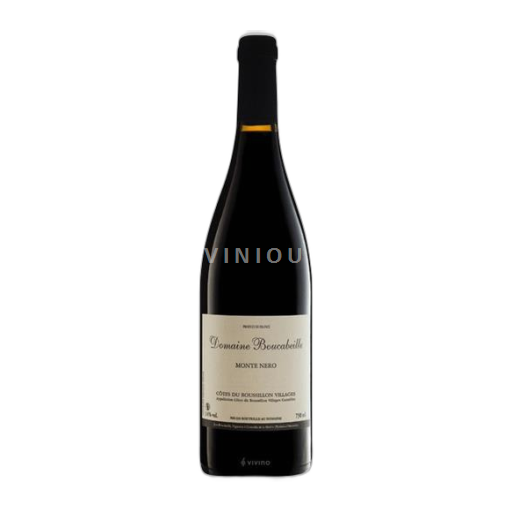 Vin Rouge sec Monte Nero Domaine Boucabeille 2022 France Roussillon Côtes du Roussillon Villages AOC