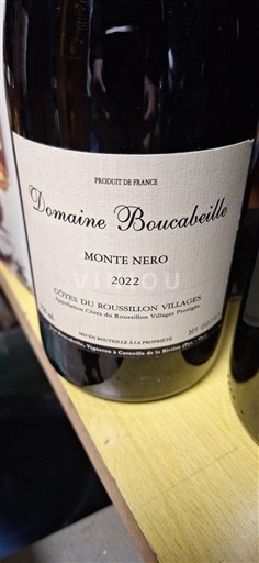 Roussillon Côtes du Roussillon Villages Domaine Boucabeille Monte Nero 2022