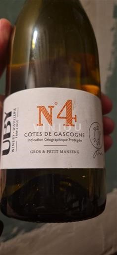 Sydvestfrankrig Côtes de Gascogne Domaine Uby N°4 2021