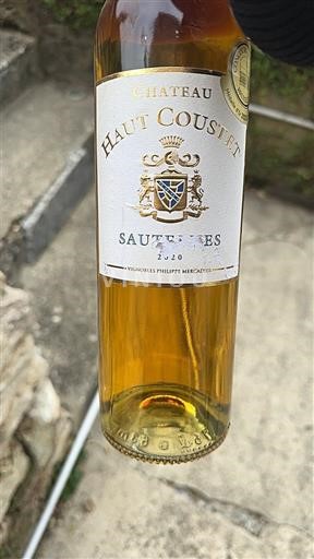 Bordeaux Sauternes Château Haut Coustet 2020