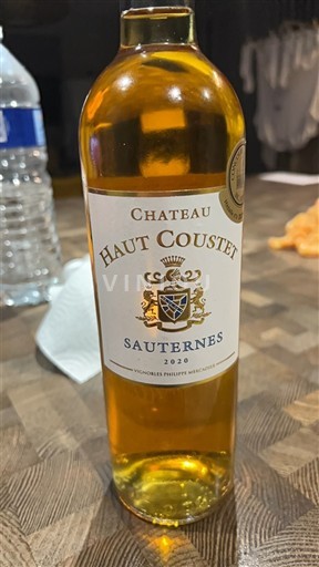 Bordeaux Sauternes Château Haut Coustet 2020