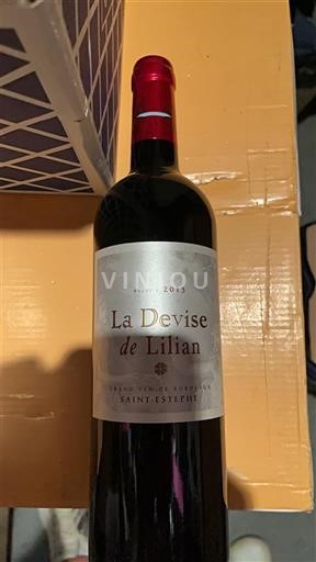 Bordeaux Saint-Estèphe La Devise de Lilian 2013