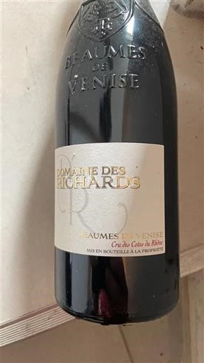 Vin Rouge sec Domaine Des Richards 2019 France Vallée du Rhône Beaumes de Venise AOC