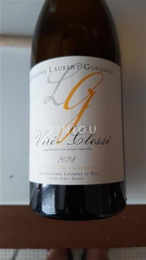 Bourgogne Viré-clessé Domaine Laurent Gondard 2023