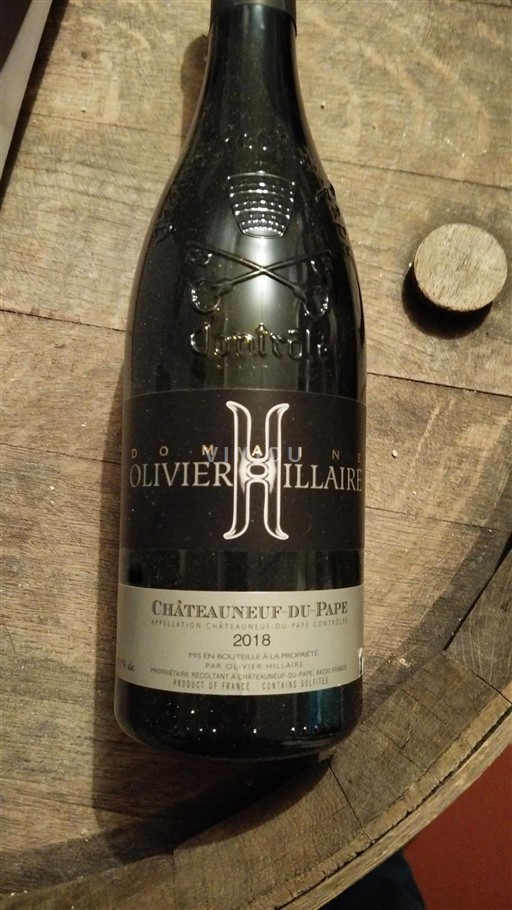 Rhône Valley Châteauneuf-du-Pape Domaine Olivier Hillaire 2018