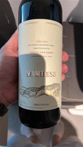 Toscana No especificado Tenuta San Guido Le Difese 2020