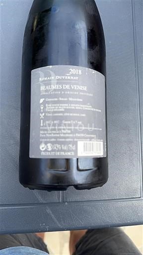 Rhônevallei Beaumes de Venise Romain Duvernay 2018