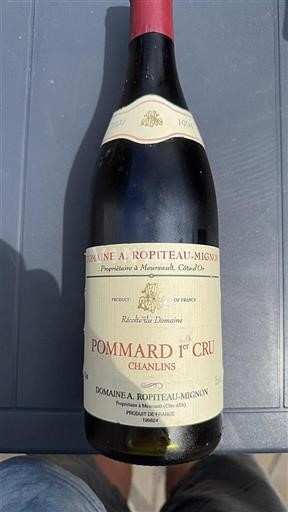 Bourgogne Pommard Premier Cru Domaine A. Ropiteau-Mignon Chanlins 1994