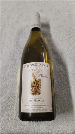 Vin Blanc sec Franclieu Jean Manciat 2022 France Bourgogne Mâcon et mâcon-villages AOC