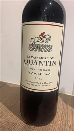Bordeaux Pessac-Léognan Quantin La Cavalière de 2020