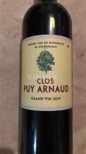 Bordeaux Castillon-côtes-de-bordeaux Clos Puy Arnaud Grand Vin 2019