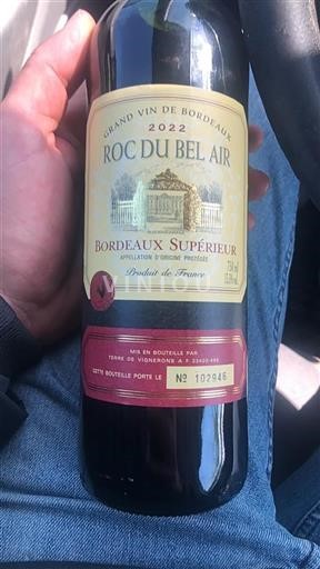 Bordeaux Bordeaux Supérieur Roc du Bel Air 2022