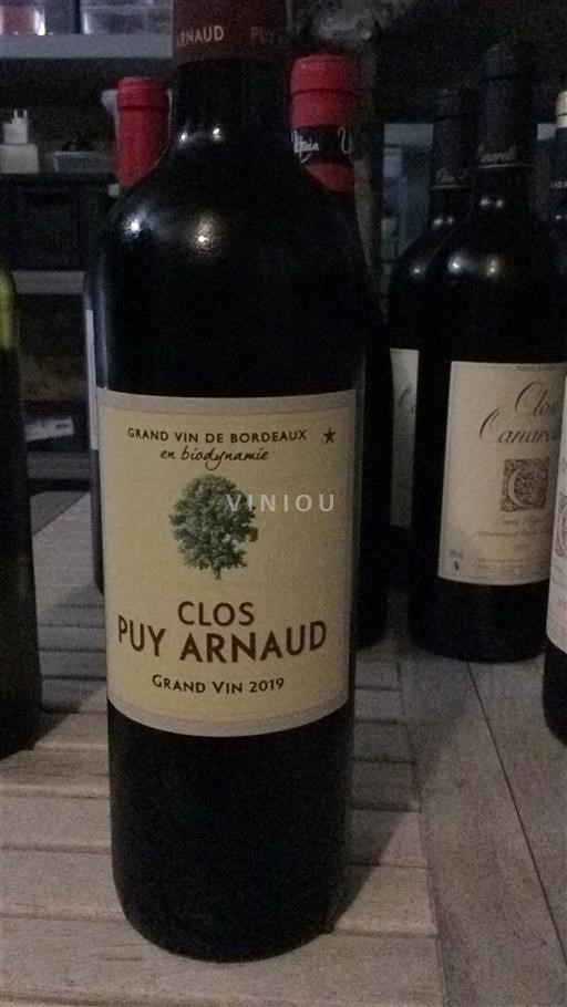 Bordeaux Castillon-côtes-de-bordeaux Clos Puy Arnaud 2019