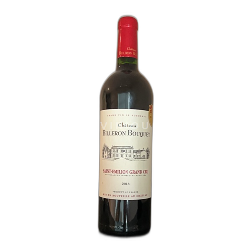 Bordeaux Saint-Émilion Grand Cru Château Billeron Bouquey 2018