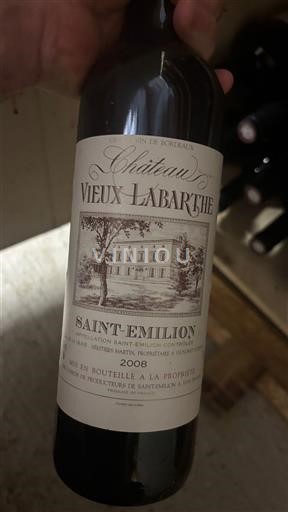 Bordeaux Saint-Émilion Château Vieux Labarthe 2008