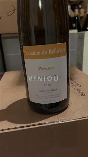 Loiren laakso Coteaux-du-loir Domaine Bellivière Prémices 2022