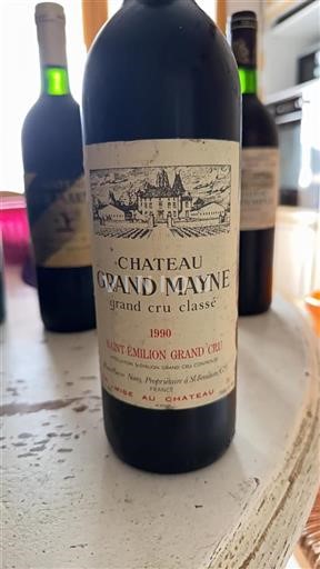 Bordeaux Saint-Émilion Grand Cru Grand Cru Château Grand Mayne 1990