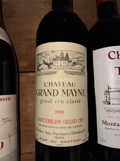 Bordeaux Saint-Émilion Grand Cru Grand Cru Château Grand Mayne 1990