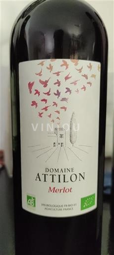Provansa Ni doloceno Domaine Attilon Merlot 2022
