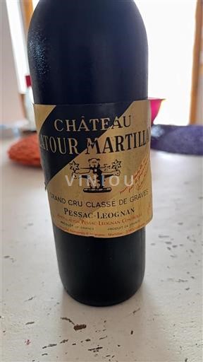 Bordeaux Pessac-Léognan Grand Cru Latour Martillac 1990