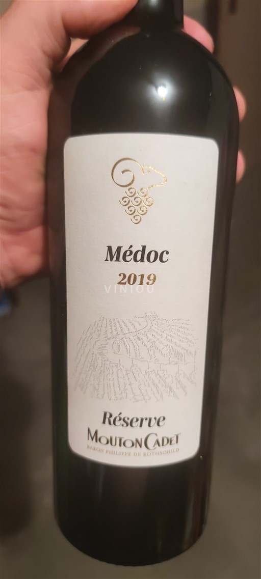 Bordeaux Médoc Baron Philippe de Rothschild Réserve Mouton Cadet Médoc 2019