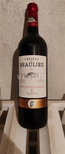 Burdeos Montagne-Saint-Émilion Château Beaulieu 2015