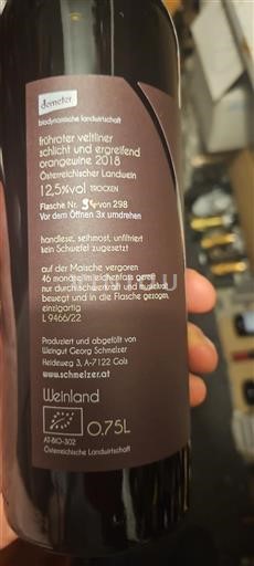 Gradišce Ni doloceno Weingut Georg Schmelzer schlicht und ergreifend 2018