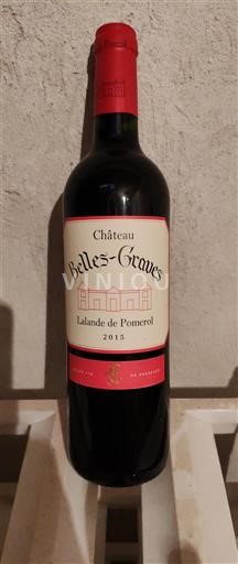 Burdeos Lalande-de-Pomerol Château Belles-Graves 2015