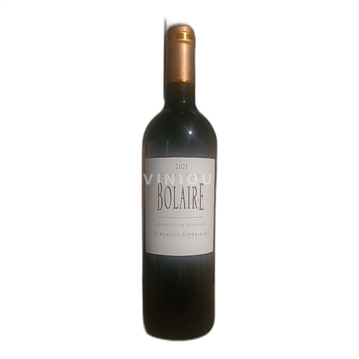 Vin Rouge sec Château Bolaire 2021 France Bordeaux Bordeaux supérieur AOC