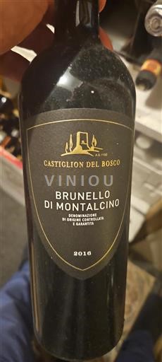Toscana Brunello di Montalcino. Castiglion del Bosco 2016