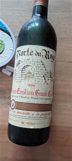 Bordeaux Saint-Émilion Grand Cru Grand Cru Porte du Roy 1989