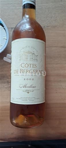 Lounais-Ranska Côtes-de-bergerac Côtes de Bergerac Moelleux 2002