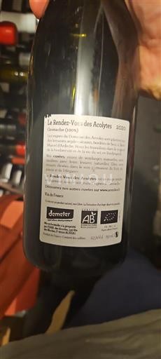 Rhône-dalen Côtes-du-Rhône Domaine Des Accoles Le Rendez-Vous 2020