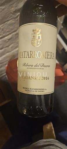 Castille et León Ribera del Duero Matarromera Crianza 2016