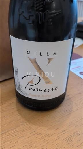 Rhône-dalen Costières-de-nîmes Mille X Promesse Ikke årgangsbestemt