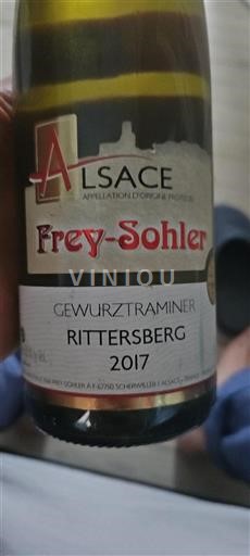 Alsace Grand Cru Frey-Sohler Rittersberg 2017